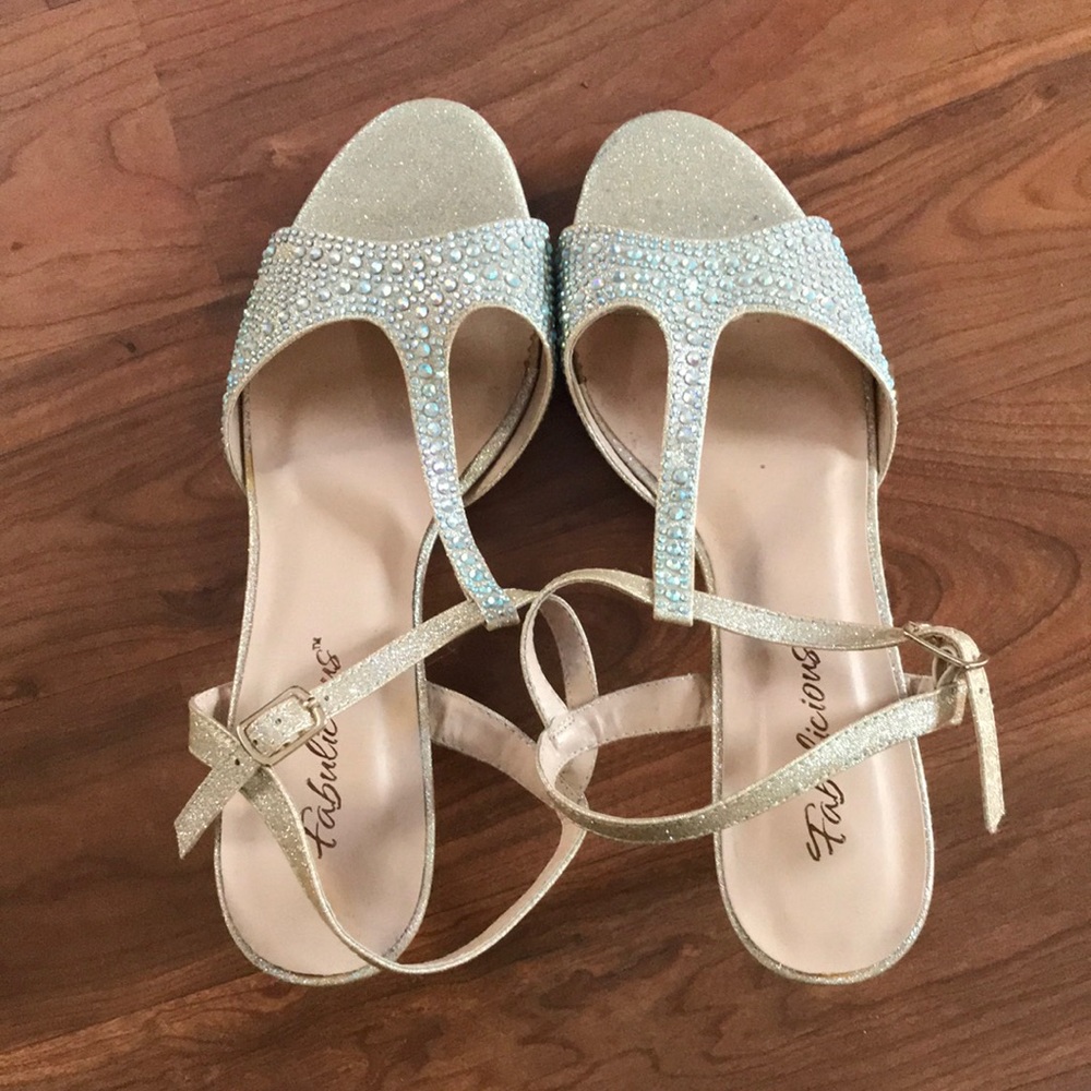 Gorgeous pair of bejeweled heels!